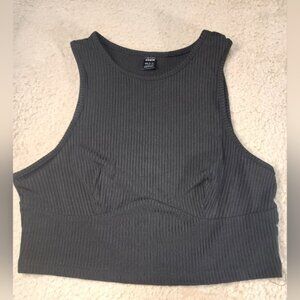 Shein ribbed crop top